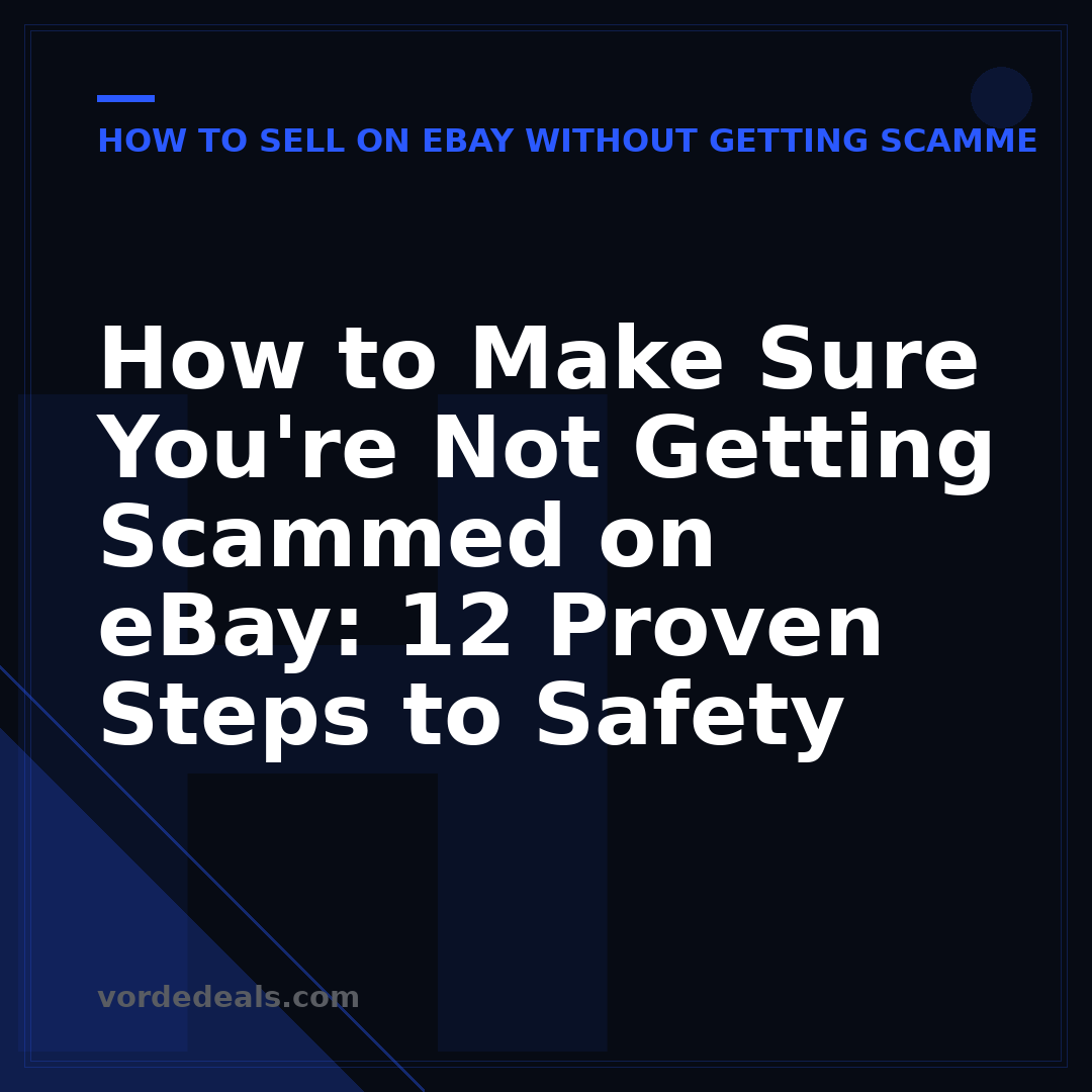 How to Make Sure You're Not Getting Scammed on eBay: 12 Proven Steps to Safety