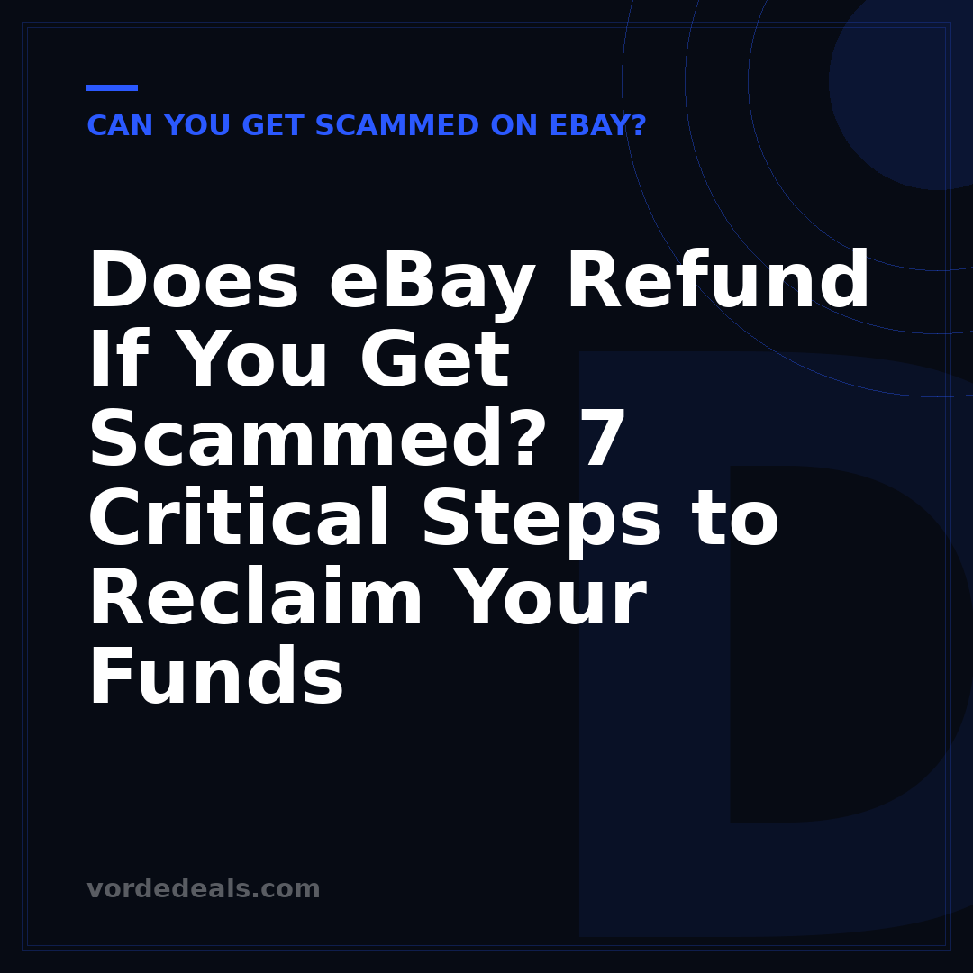 Does eBay Refund If You Get Scammed? 7 Critical Steps to Reclaim Your Funds