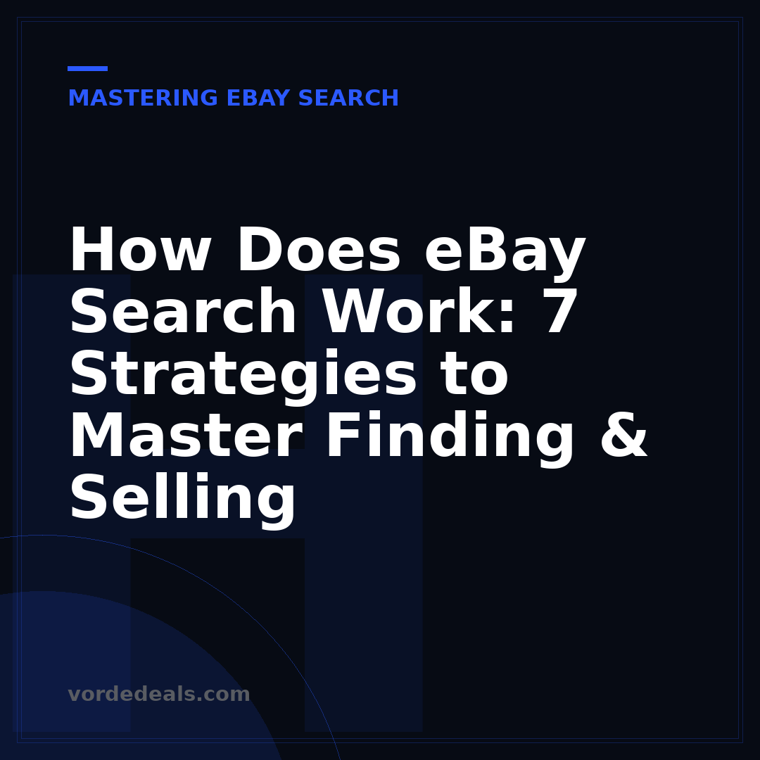 How Does eBay Search Work: 7 Strategies to Master Finding & Selling