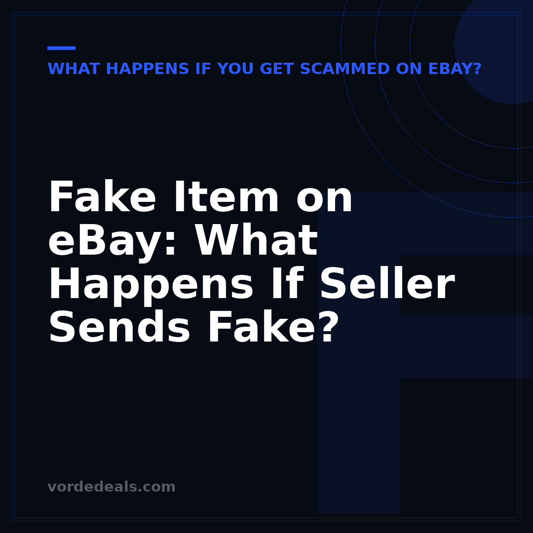 Fake Item on eBay: What Happens If Seller Sends Fake?