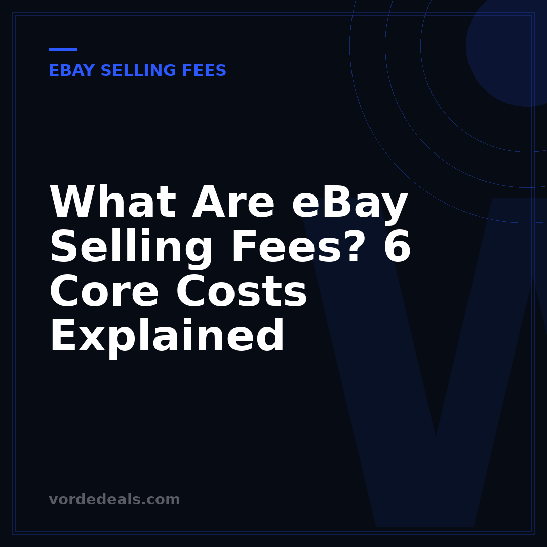 What Are eBay Selling Fees? 6 Core Costs Explained