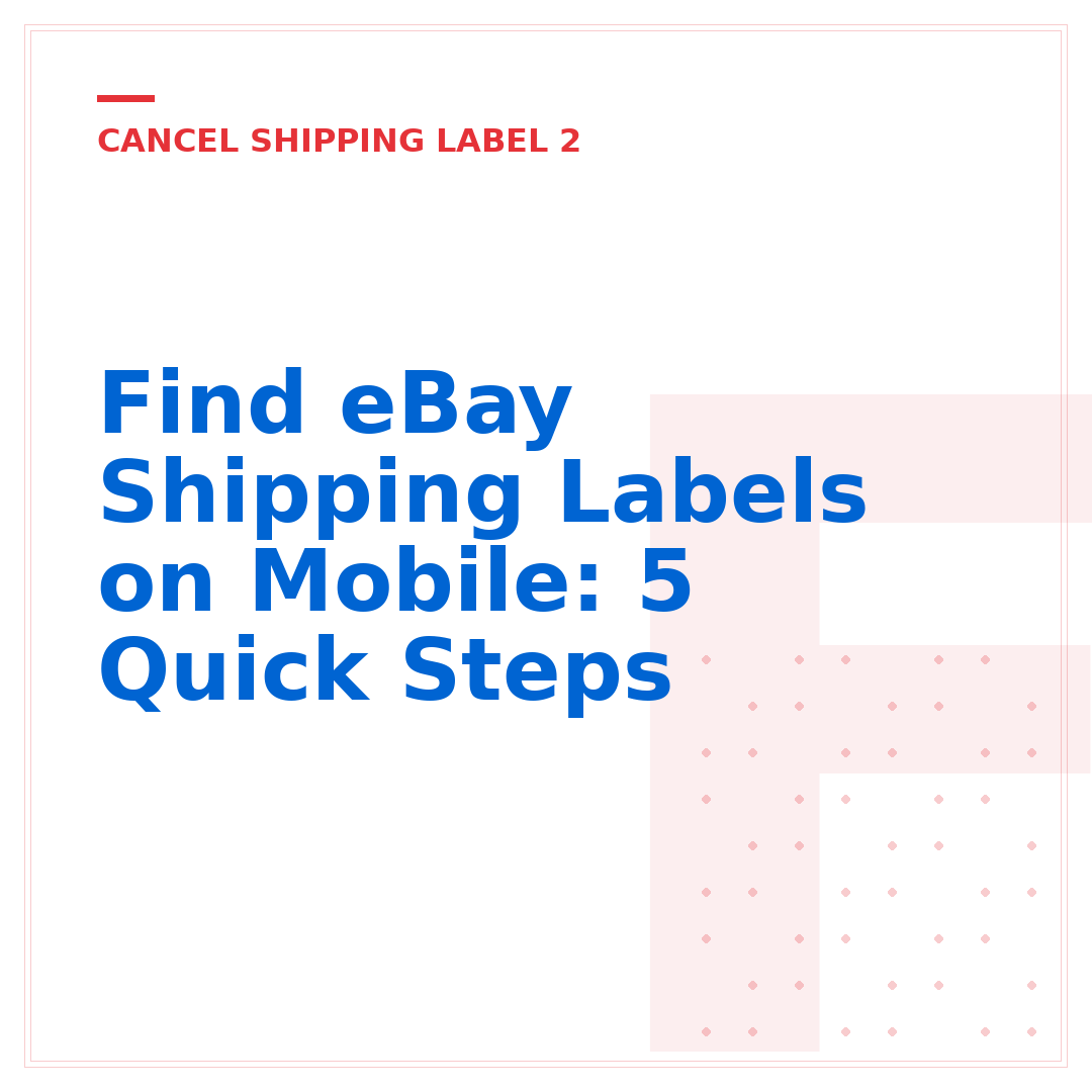 Find eBay Shipping Labels on Mobile: 5 Quick Steps