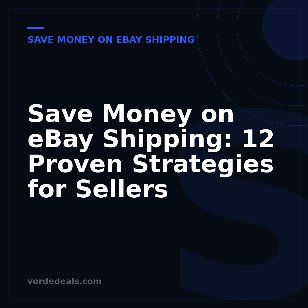 Save Money on eBay Shipping: 12 Proven Strategies for Sellers