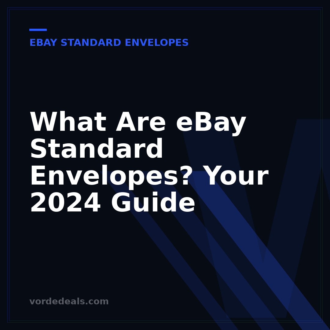 What Are eBay Standard Envelopes? Your 2024 Guide