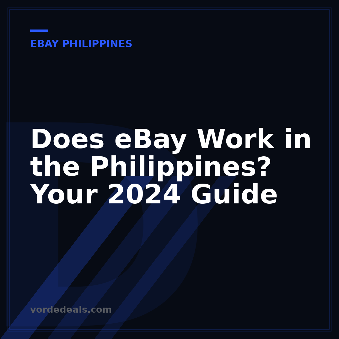 Does eBay Work in the Philippines? Your 2024 Guide