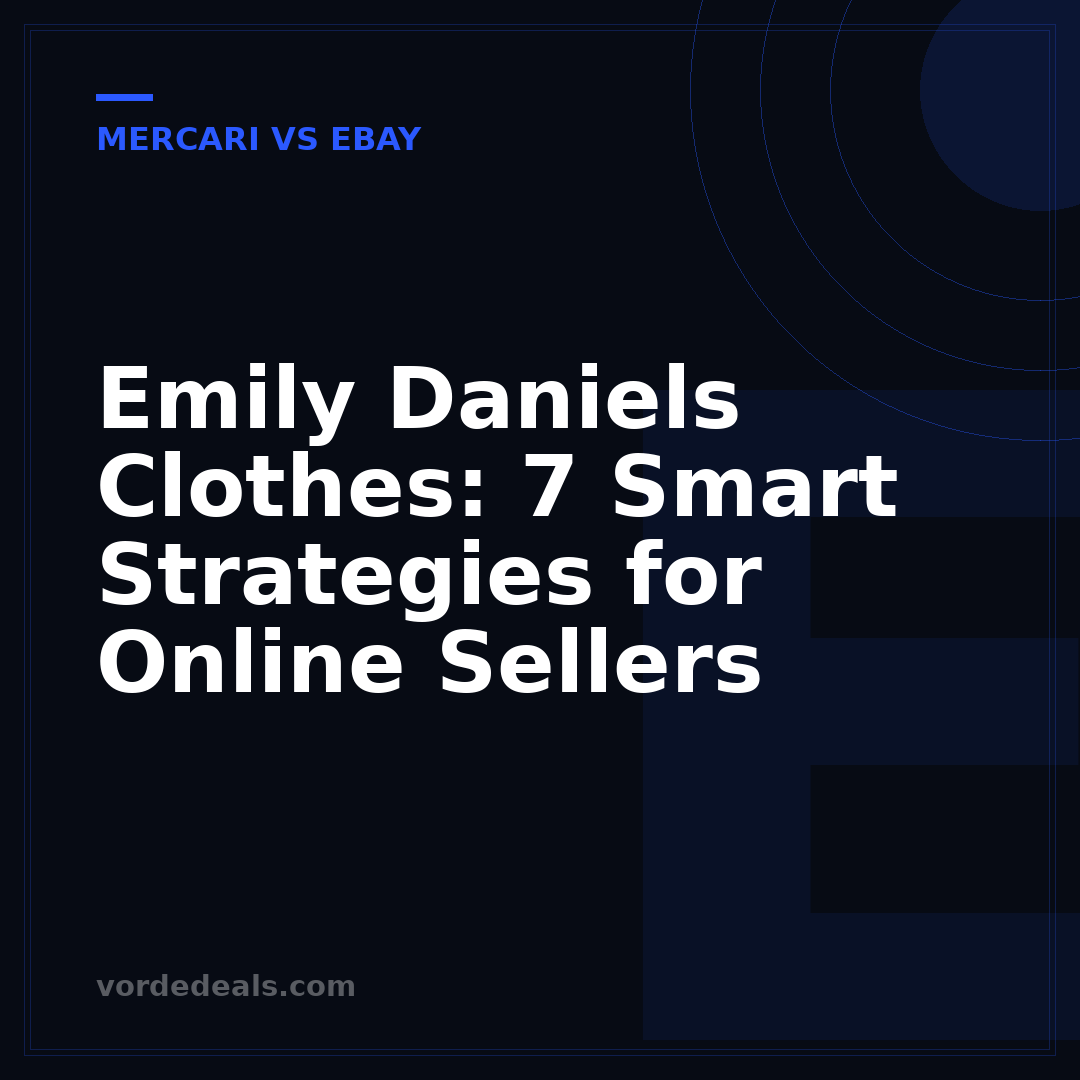 Emily Daniels Clothes: 7 Smart Strategies for Online Sellers