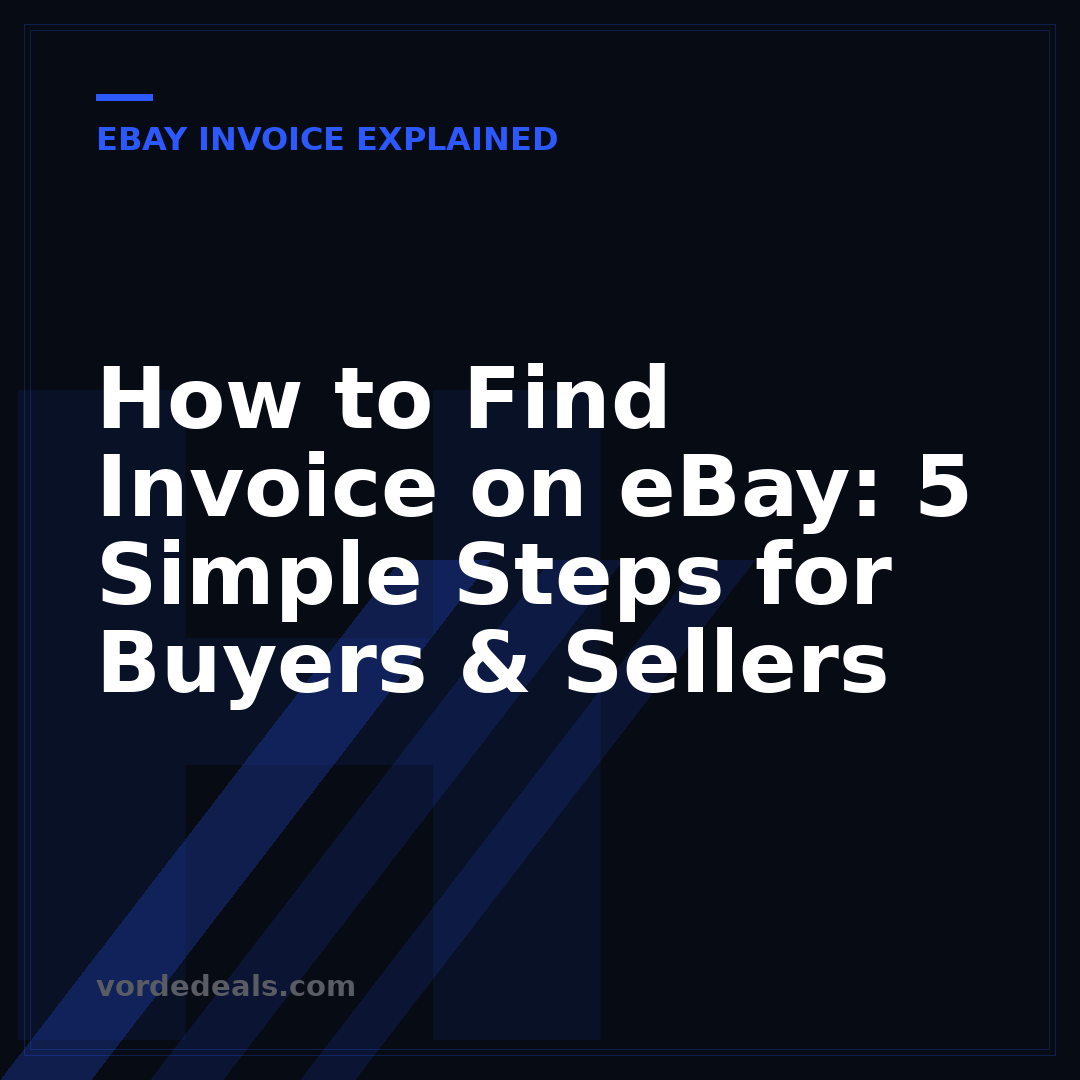 How to Find Invoice on eBay: 5 Simple Steps for Buyers & Sellers