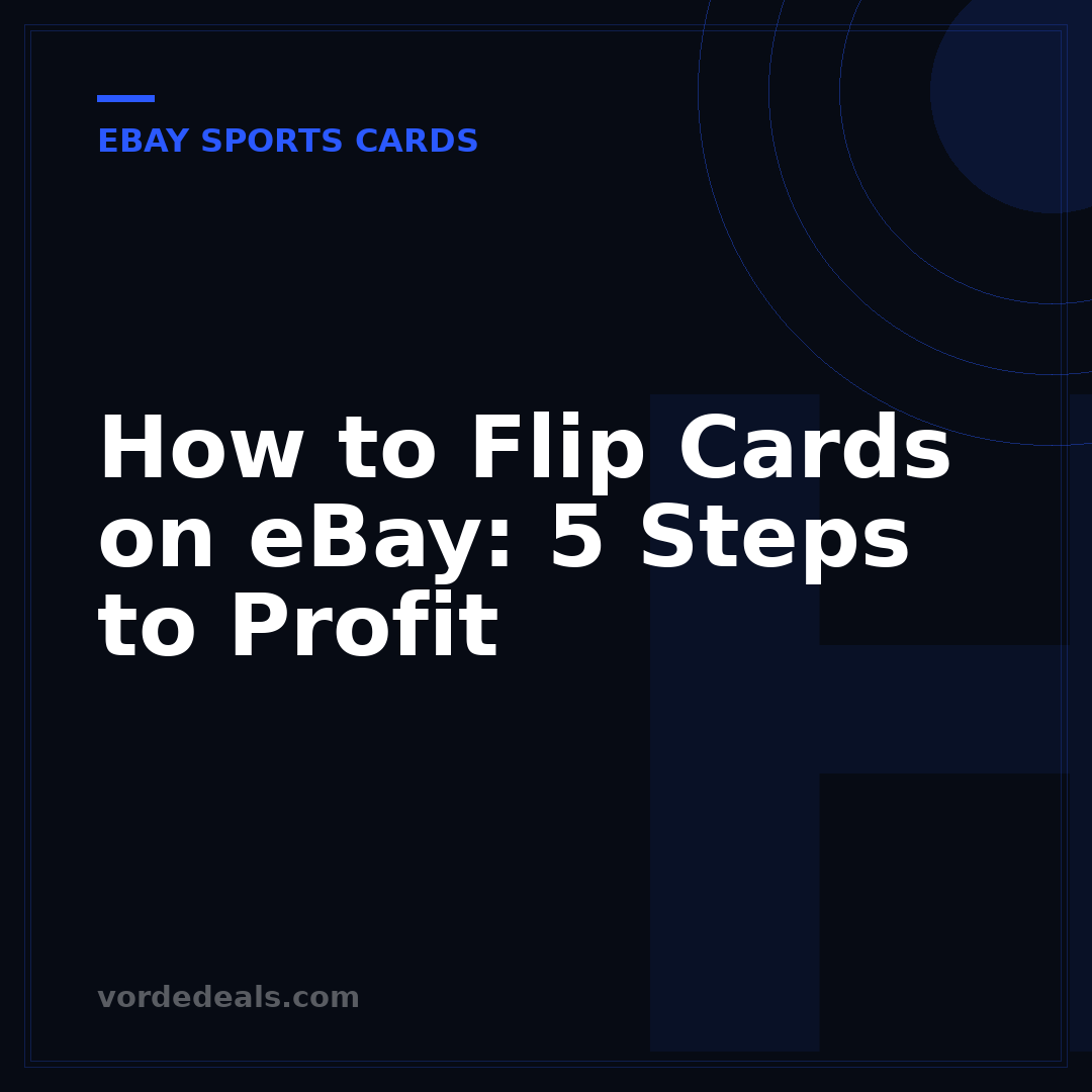 How to Flip Cards on eBay: 5 Steps to Profit