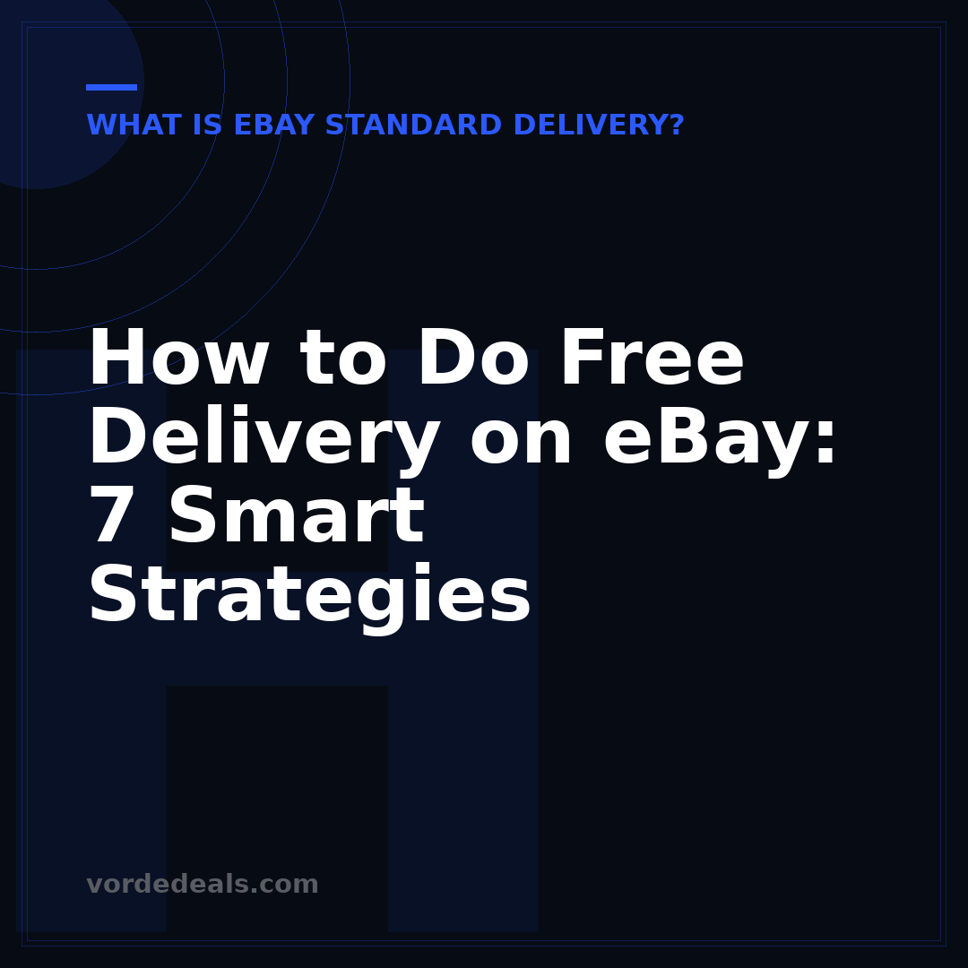 How to Do Free Delivery on eBay: 7 Smart Strategies