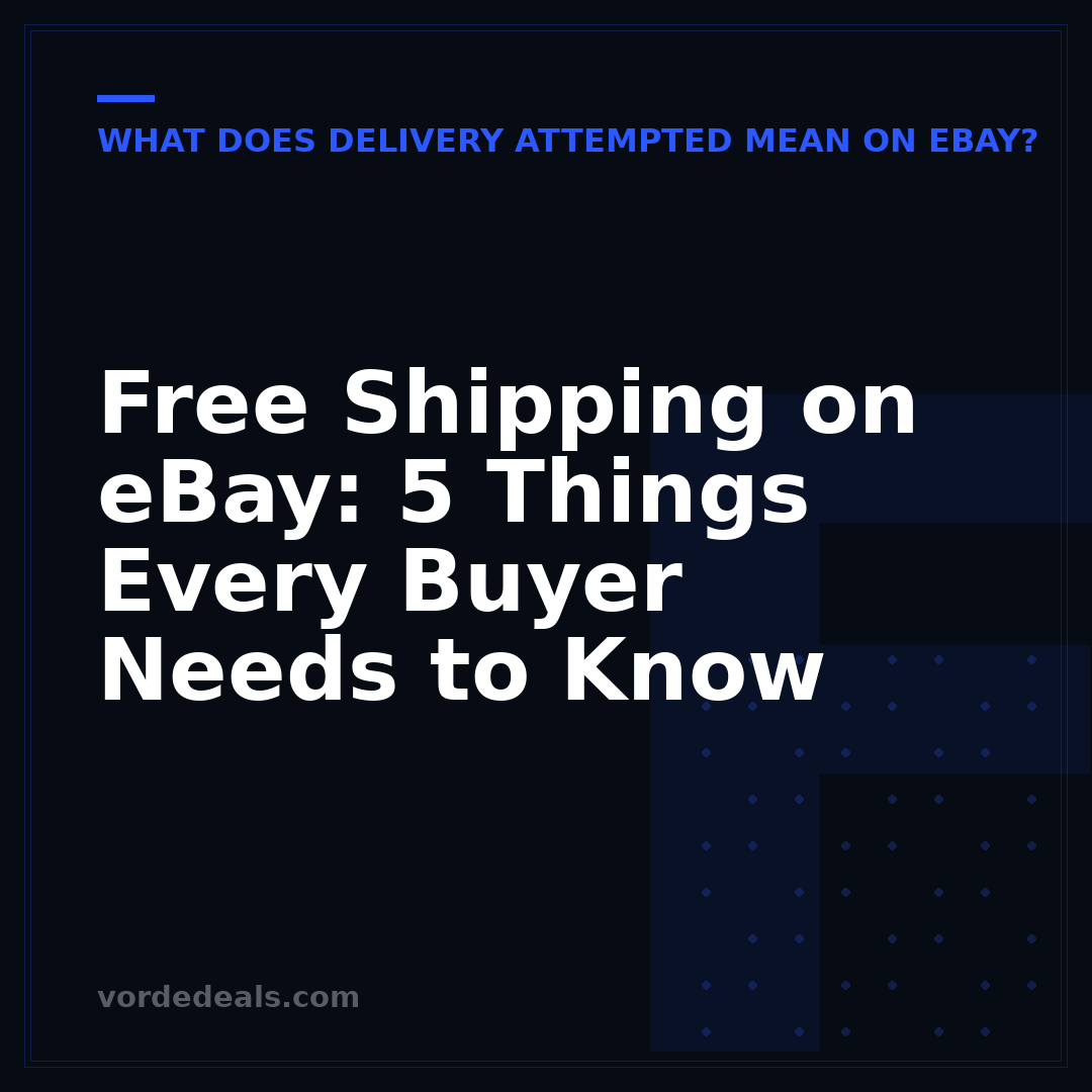 Free Shipping on eBay: 5 Things Every Buyer Needs to Know