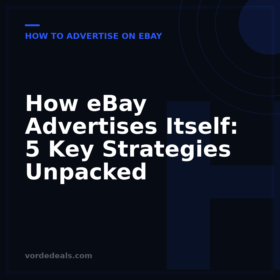 How eBay Advertises Itself: 5 Key Strategies Unpacked