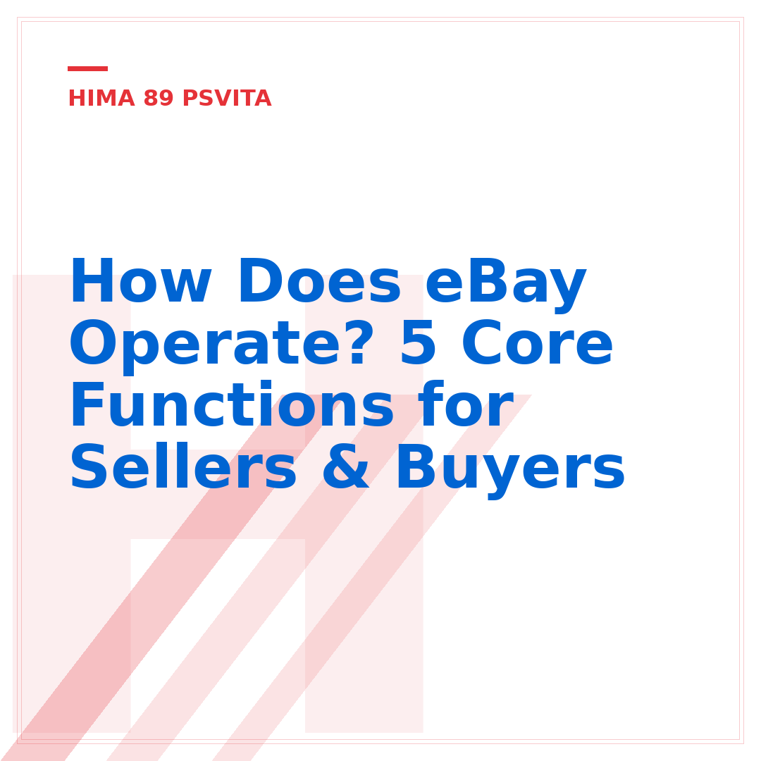 How Does eBay Operate? 5 Core Functions for Sellers & Buyers