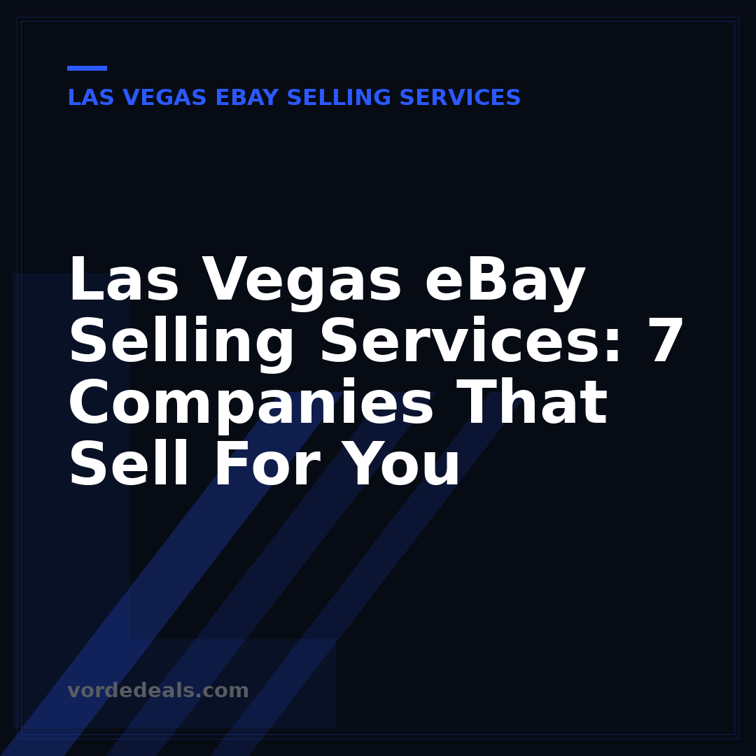 Las Vegas eBay Selling Services: 7 Companies That Sell For You