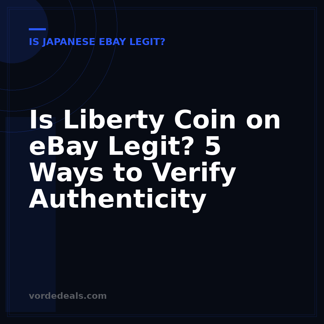 Is Liberty Coin on eBay Legit? 5 Ways to Verify Authenticity
