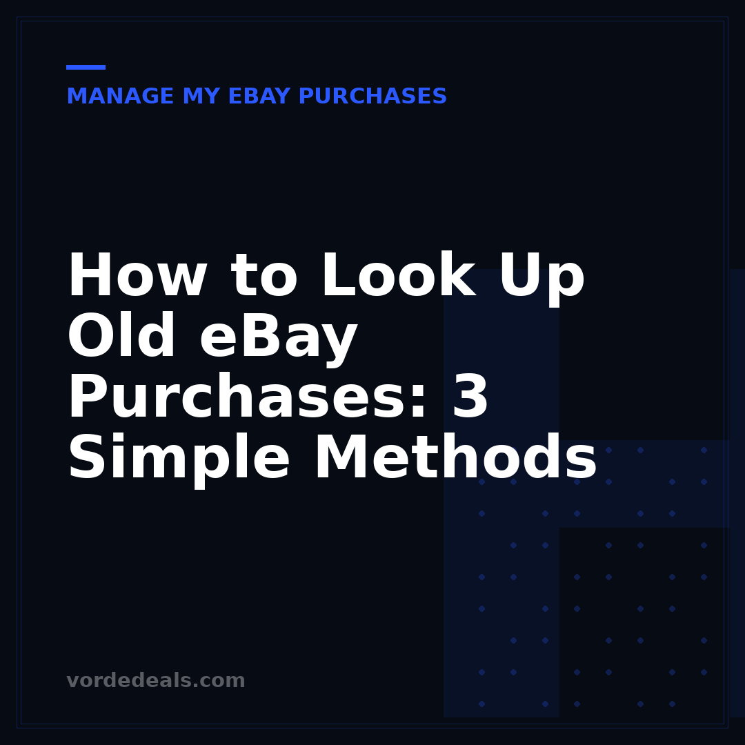 How to Look Up Old eBay Purchases: 3 Simple Methods