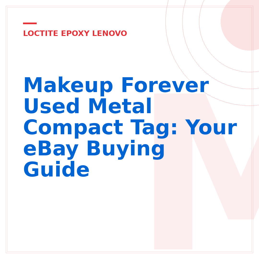 Makeup Forever Used Metal Compact Tag: Your eBay Buying Guide