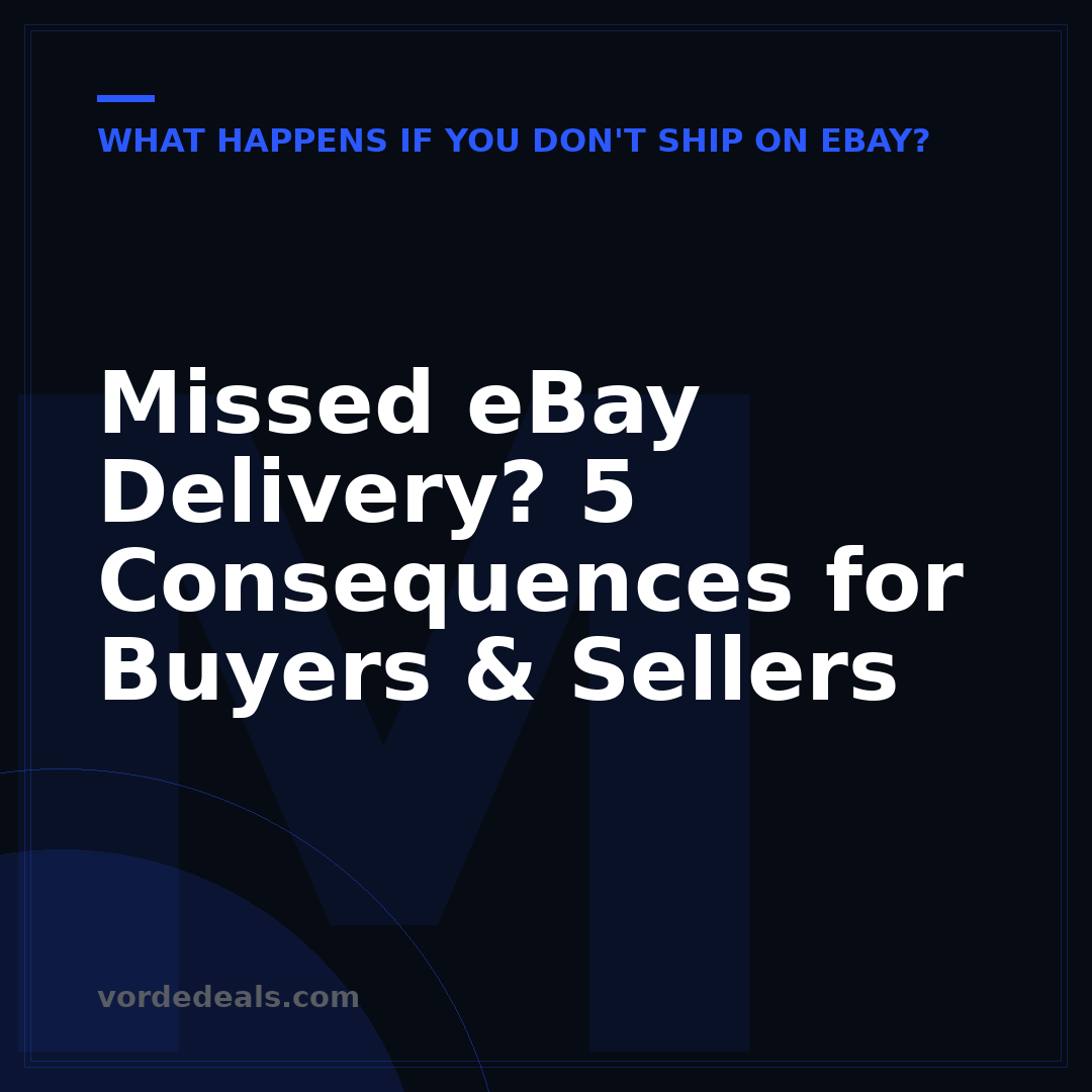 Missed eBay Delivery? 5 Consequences for Buyers & Sellers