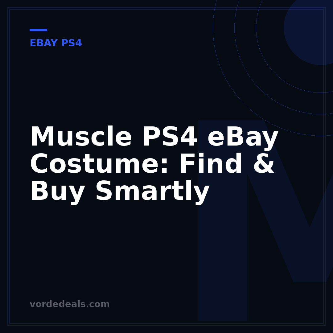 Muscle PS4 eBay Costume: Find & Buy Smartly