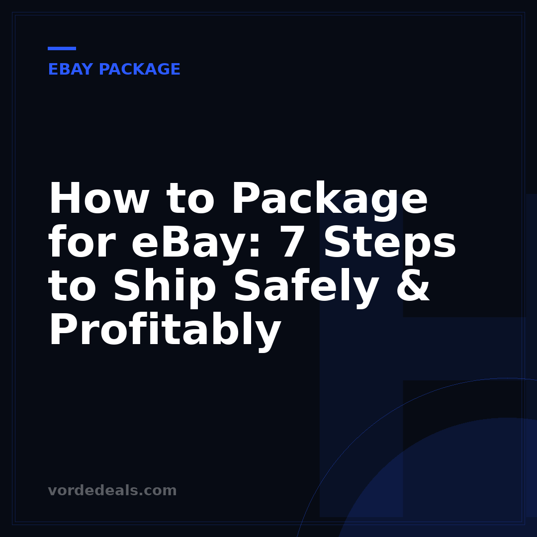 How to Package for eBay: 7 Steps to Ship Safely & Profitably