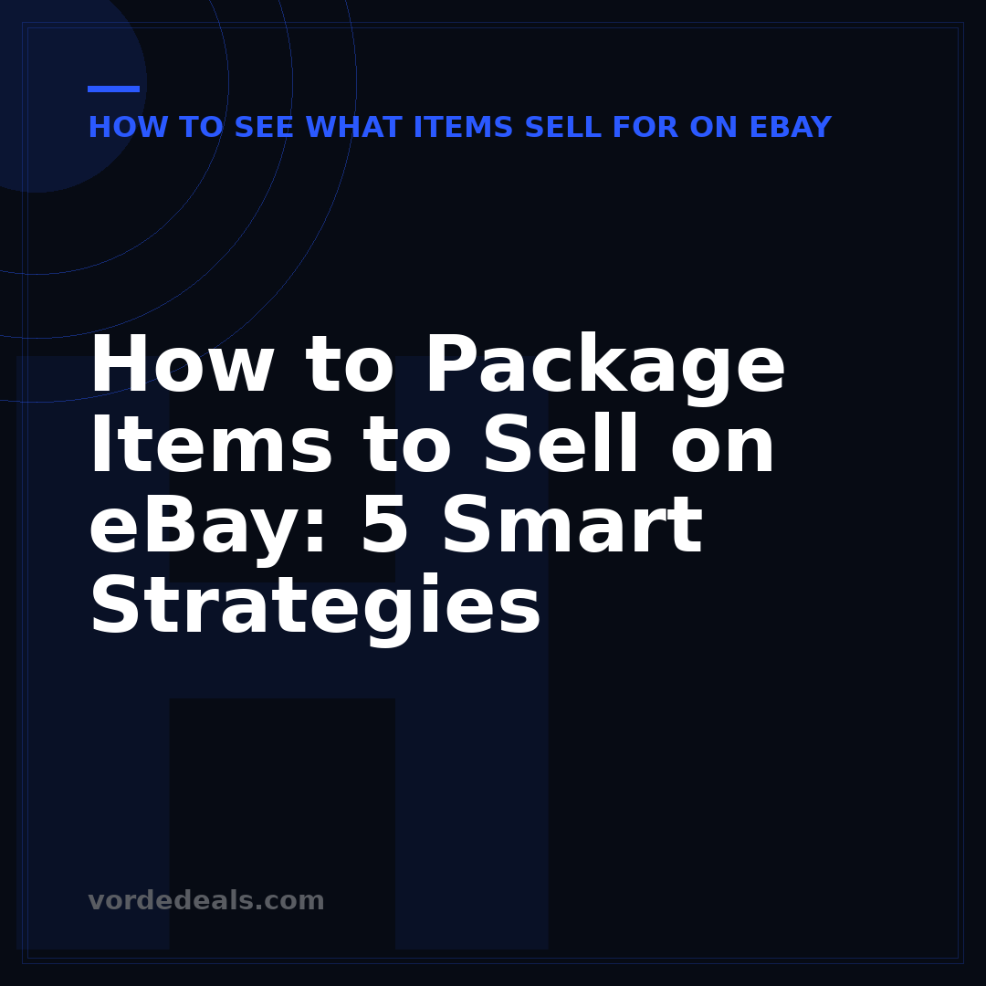 How to Package Items to Sell on eBay: 5 Smart Strategies