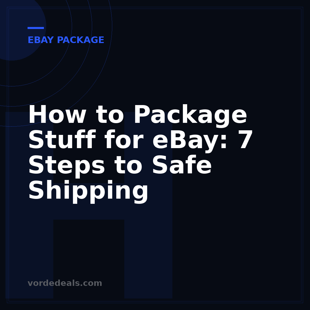How to Package Stuff for eBay: 7 Steps to Safe Shipping