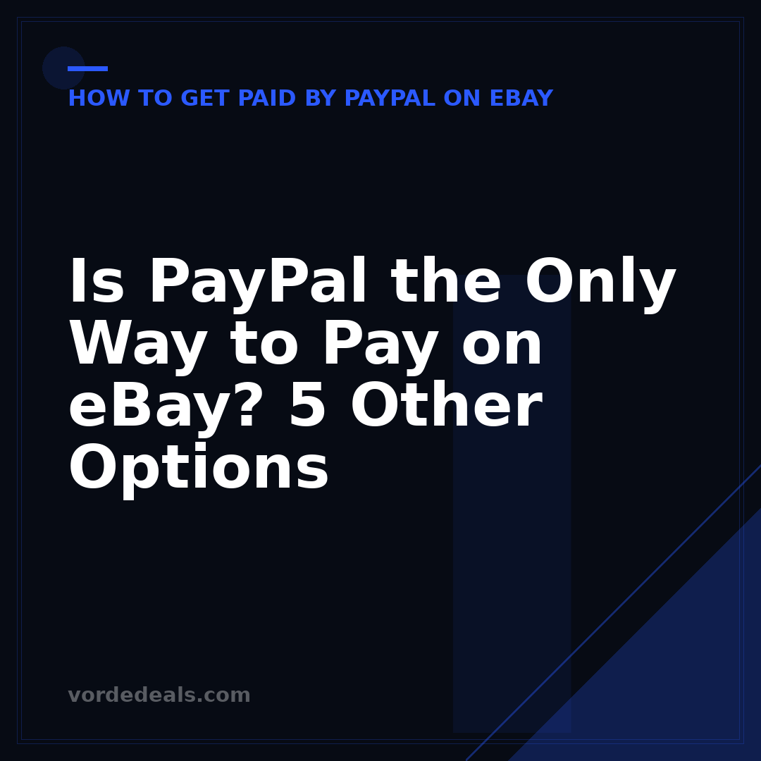 Is PayPal the Only Way to Pay on eBay? 5 Other Options