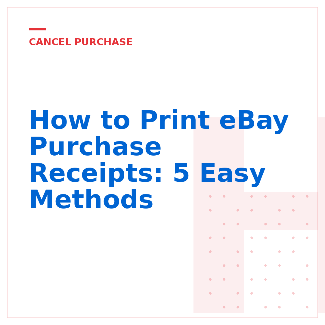 How to Print eBay Purchase Receipts: 5 Easy Methods
