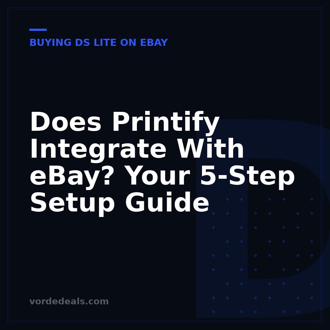 Does Printify Integrate With eBay? Your 5-Step Setup Guide