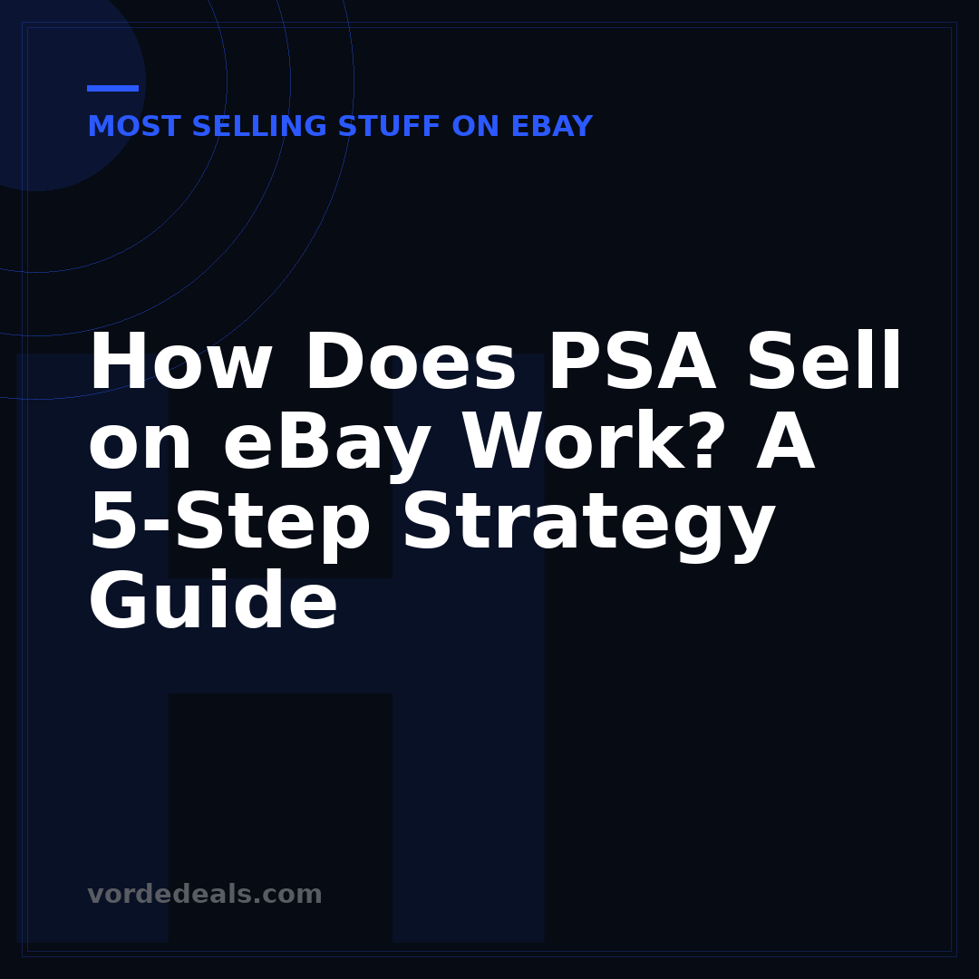 How Does PSA Sell on eBay Work? A 5-Step Strategy Guide