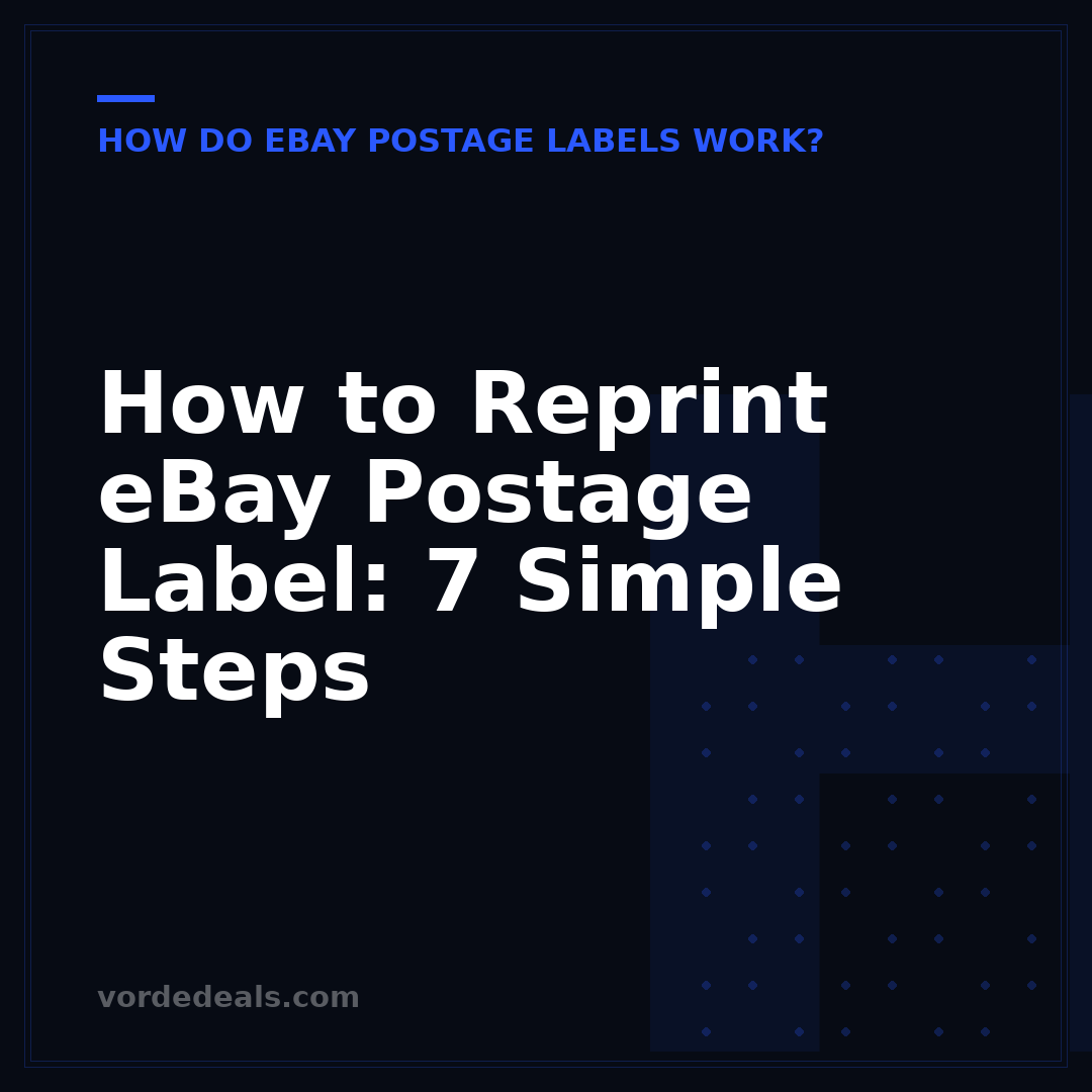 How to Reprint eBay Postage Label: 7 Simple Steps