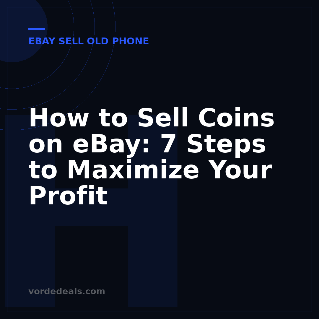 How to Sell Coins on eBay: 7 Steps to Maximize Your Profit
