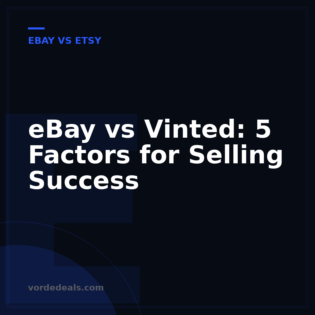 eBay vs Vinted: 5 Factors for Selling Success