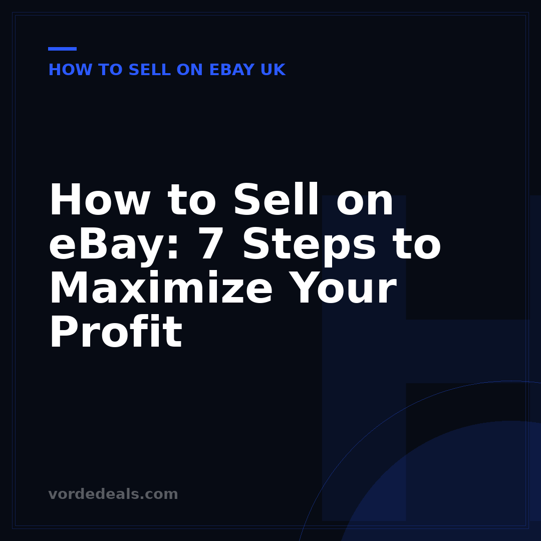 How to Sell on eBay: 7 Steps to Maximize Your Profit