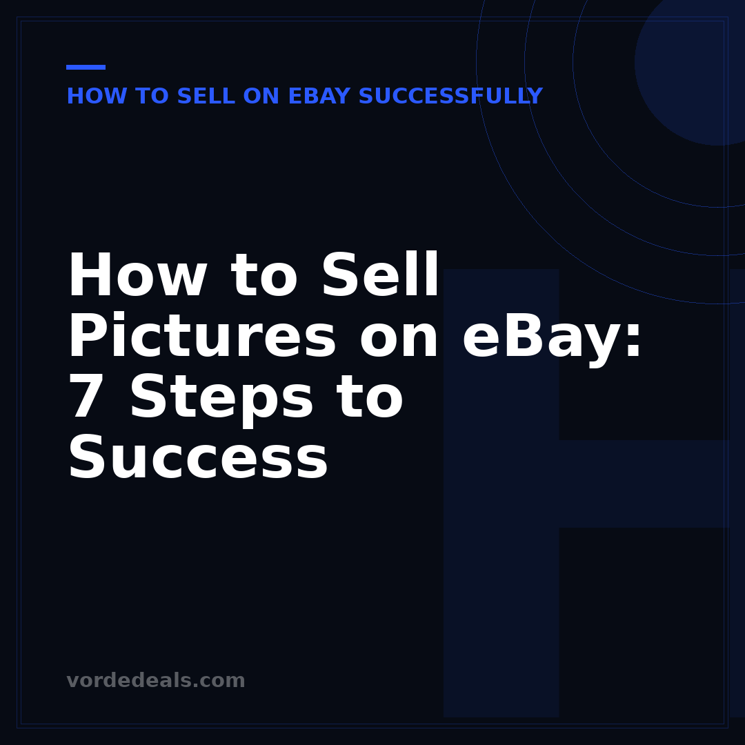 How to Sell Pictures on eBay: 7 Steps to Success