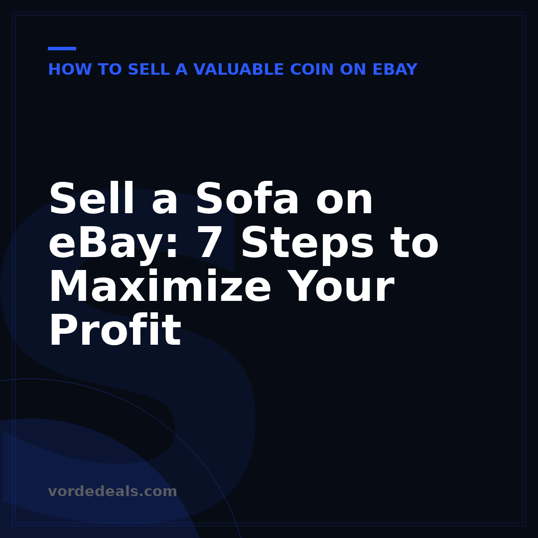 Sell a Sofa on eBay: 7 Steps to Maximize Your Profit