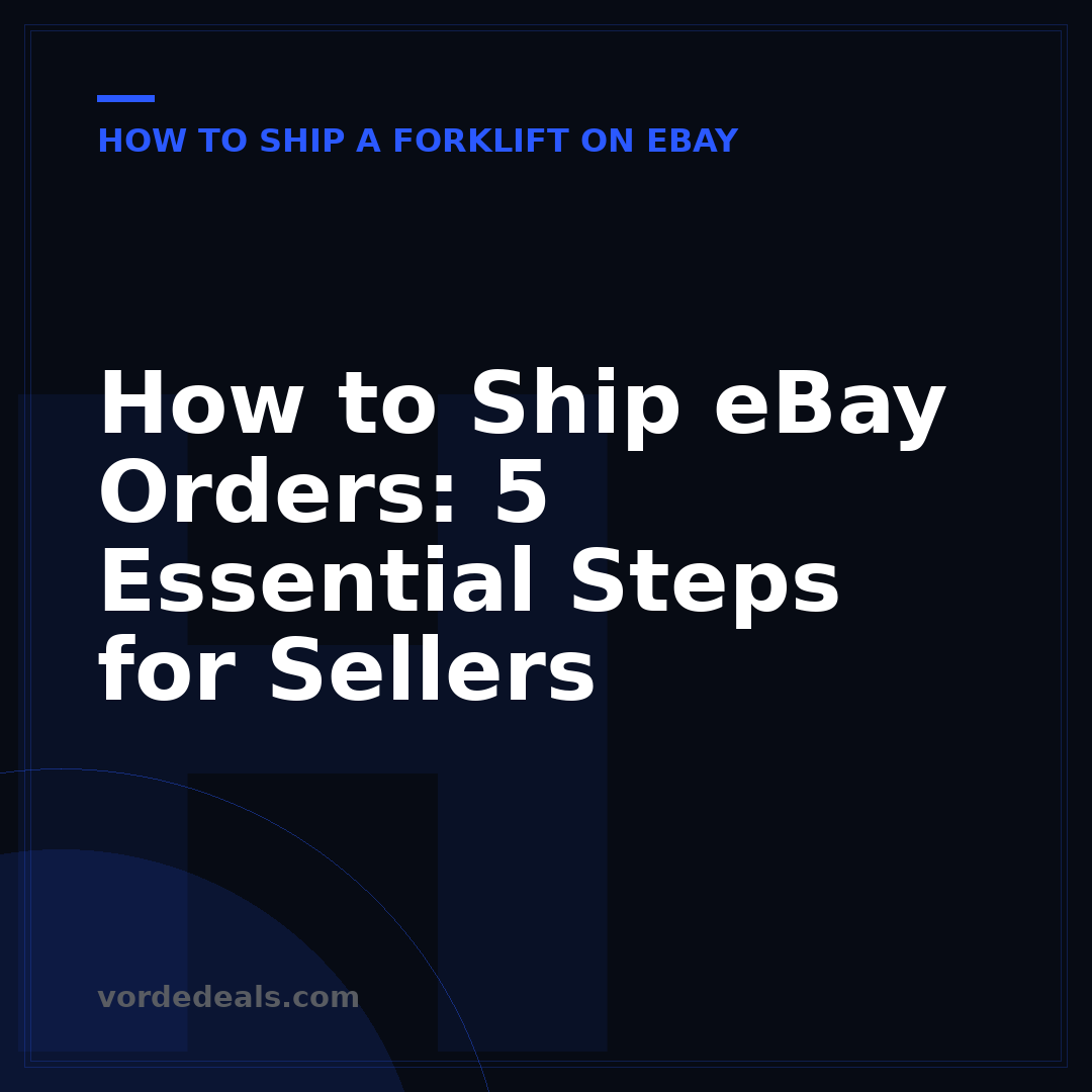 How to Ship eBay Orders: 5 Essential Steps for Sellers