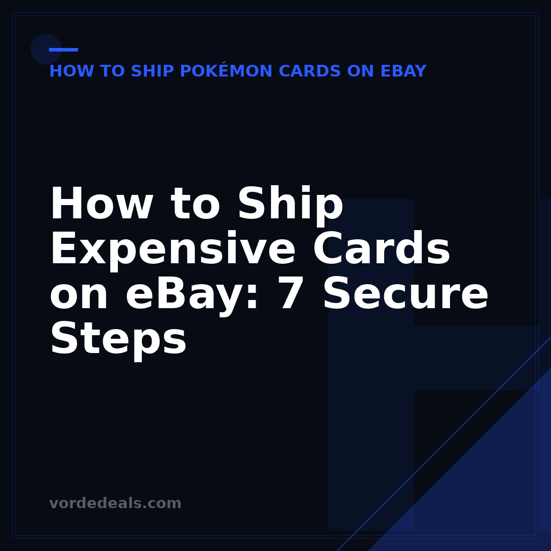 How to Ship Expensive Cards on eBay: 7 Secure Steps