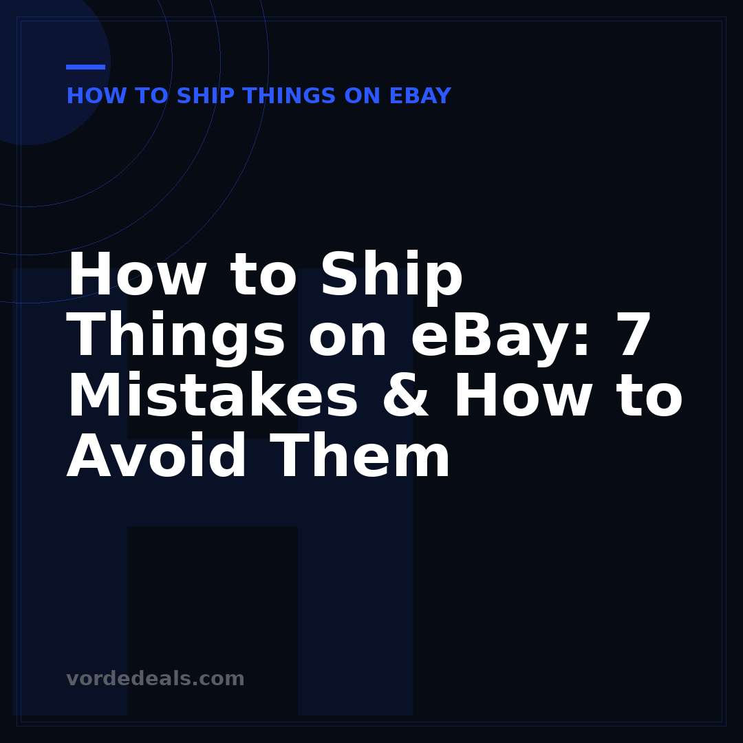 How to Ship Things on eBay: 7 Mistakes & How to Avoid Them