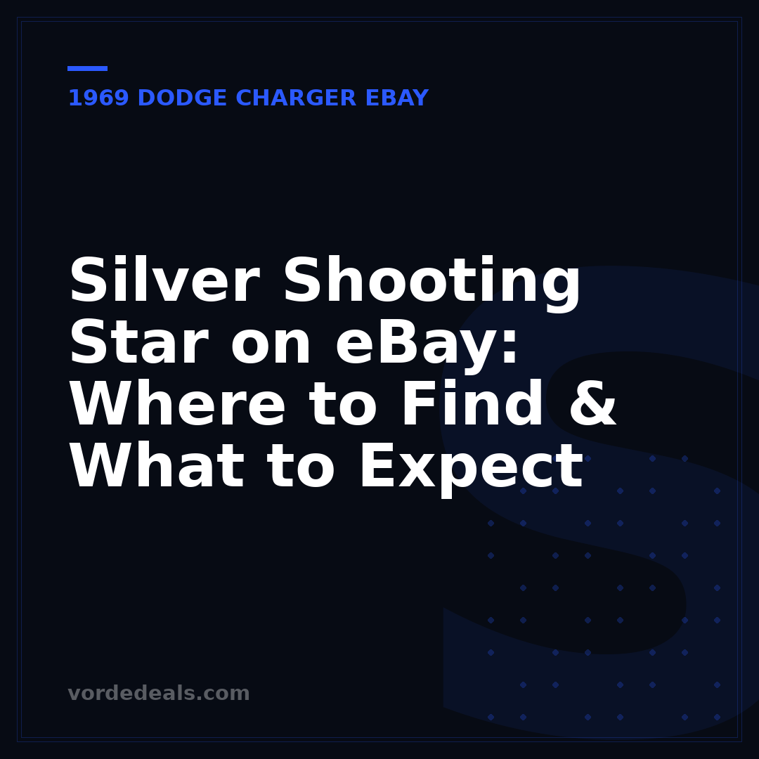 Silver Shooting Star on eBay: Where to Find & What to Expect