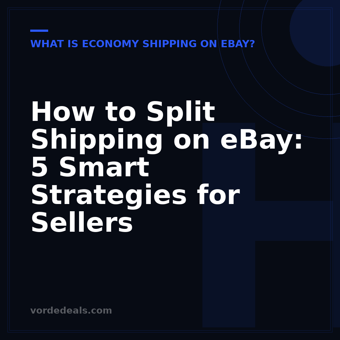 How to Split Shipping on eBay: 5 Smart Strategies for Sellers