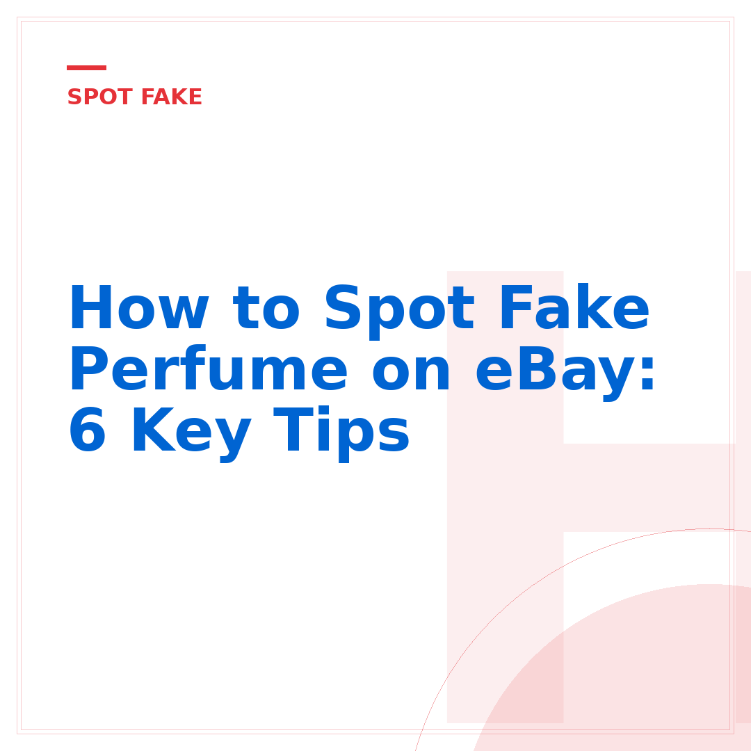 How to Spot Fake Perfume on eBay: 6 Key Tips