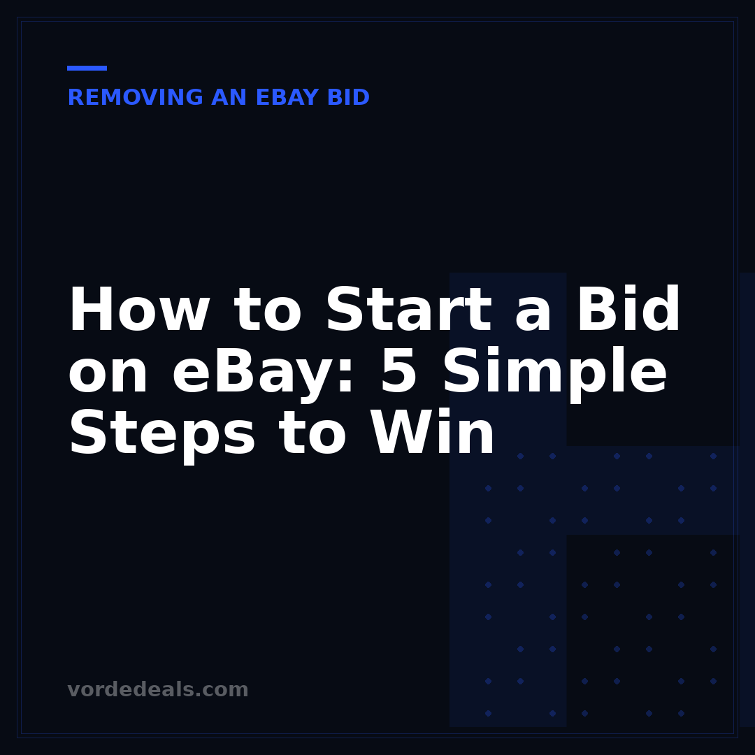 How to Start a Bid on eBay: 5 Simple Steps to Win