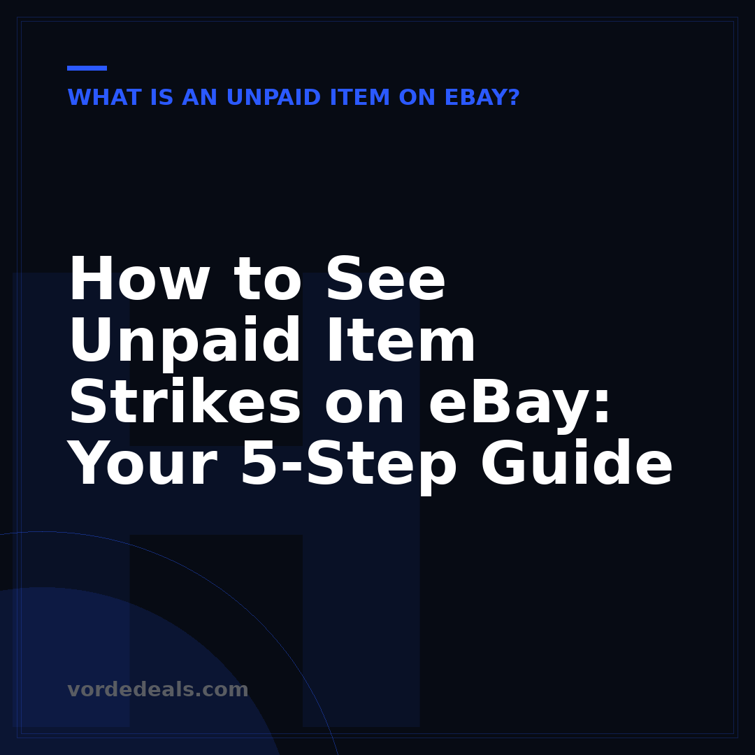 How to See Unpaid Item Strikes on eBay: Your 5-Step Guide