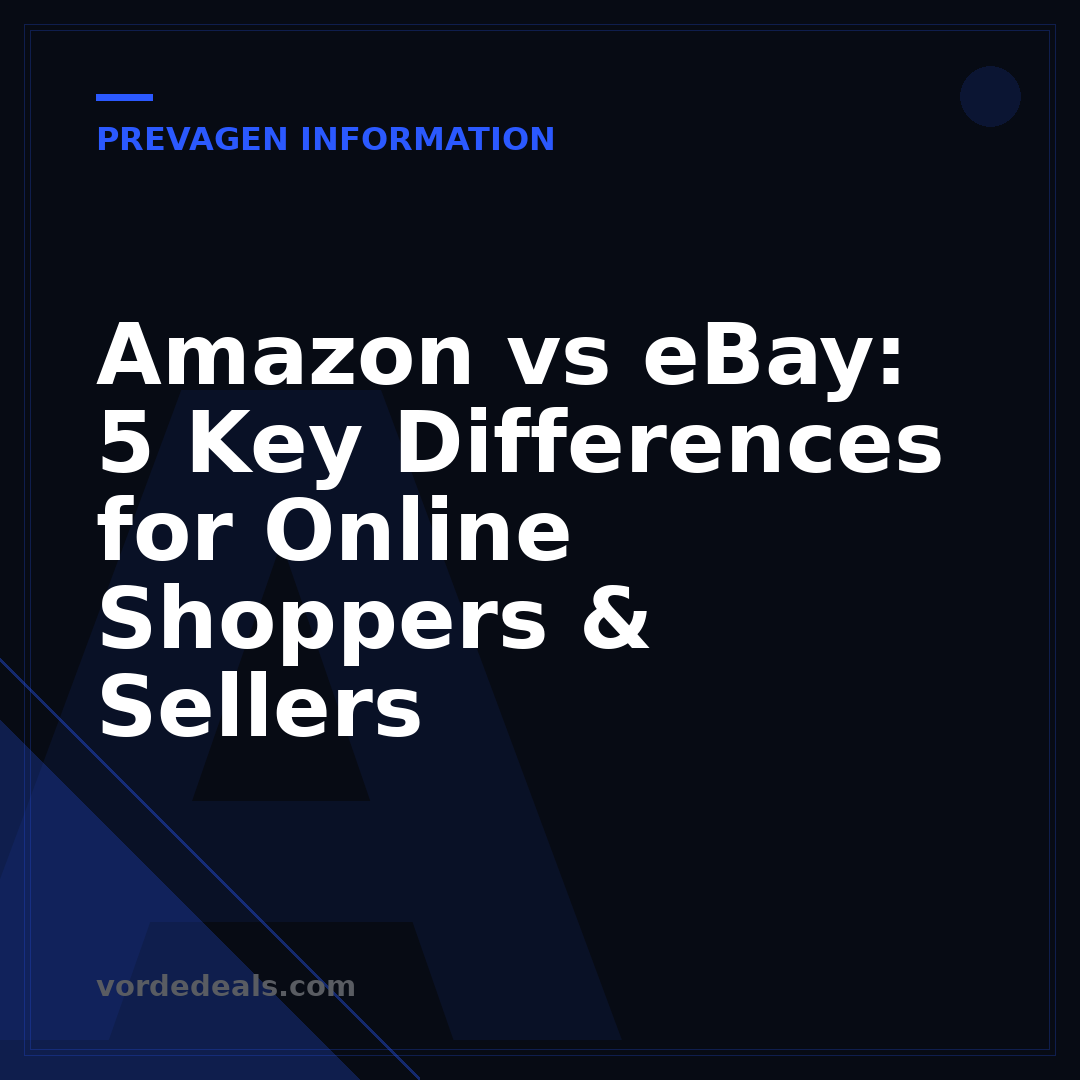 Amazon vs eBay: 5 Key Differences for Online Shoppers & Sellers