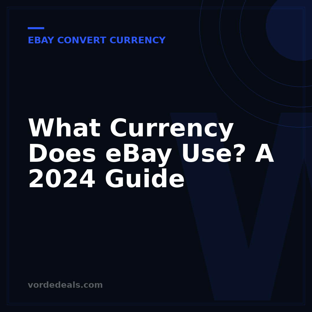 What Currency Does eBay Use? A 2024 Guide